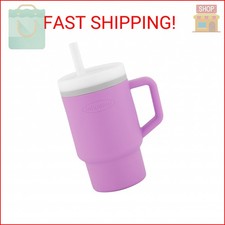 Infantino My 1st Tumbler, 9 Oz. Silicone Sippy Cup with Straw Handle, Spill-Re