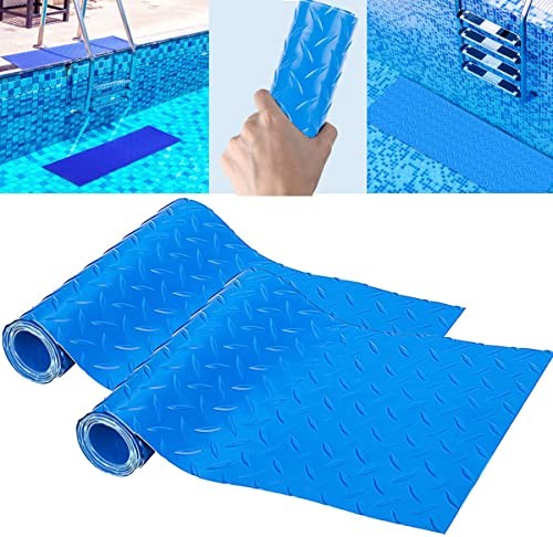 2 Rolls Swimming Pool Ladder Mat, 9"x36"Swimming Pool Ladder Mat Protective - Picture 7 of 7