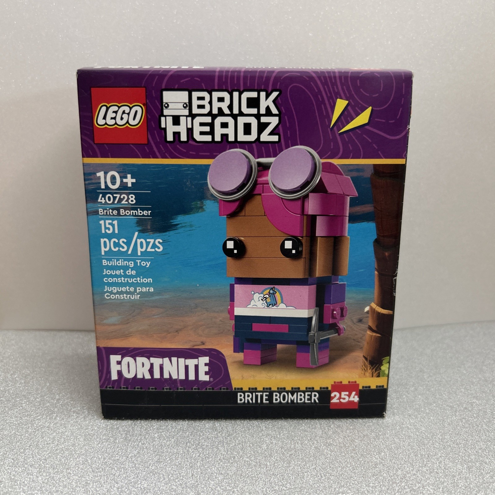 LEGO Fortnite Brite Bomber Brick Headz 40728 Brand New Sealed Set