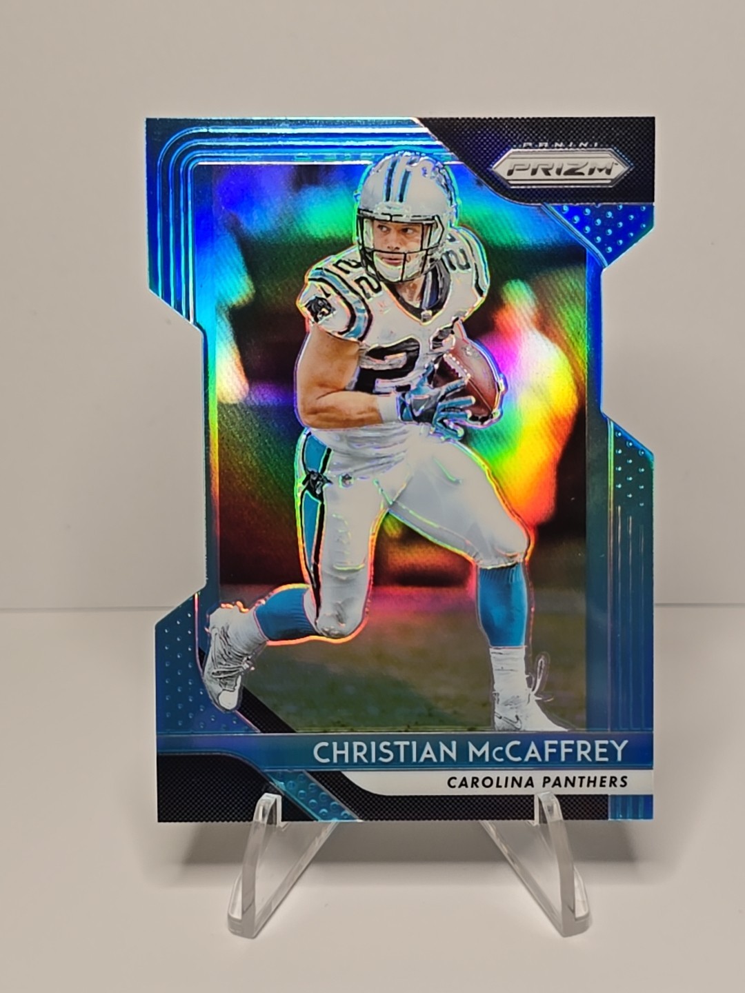 2018 Panini Prizm Light Blue Prizm #'d 187/199 Christian McCaffrey #172