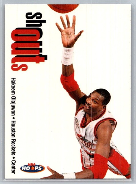 1998-99 Hoops Basketball Shout Outs #22 SO Hakeem Olajuwon - VG - Rockets