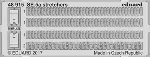 Eduard 48915 1/48 Stretchers for EDU Photo Etch Detail Set