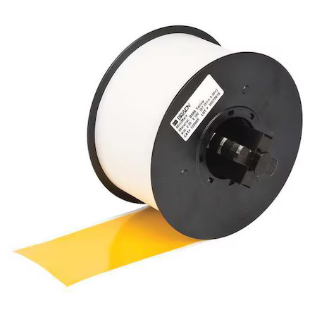 Brady 113193 Label Tape Cartridge, Yellow, 2.25Inx100ft