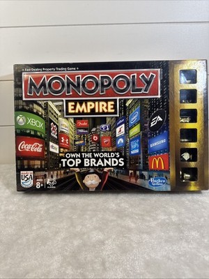 MONOPOLY  Empire Board Game - Gold Edition- Hasbro 2013 - 100% Complete