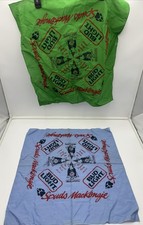 Vintage 1980s Bud Light Spuds Mackenzie Bandana Scarf Breweriana - Lot of 2 21