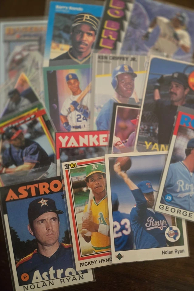 Fun 1980s/90s Baseball Cards | $1 starts| $3.99 Max Combined Shipping