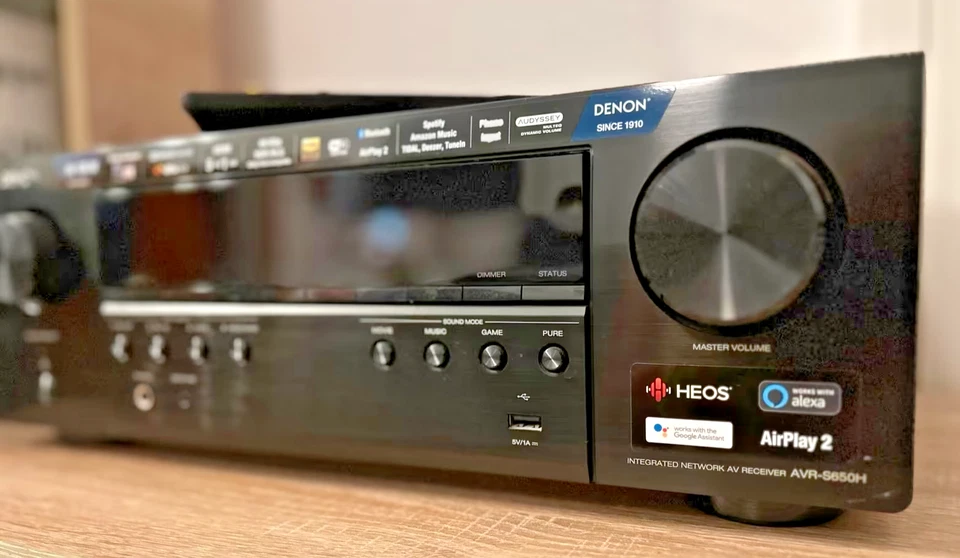 DENON AVR-S650H Network 5.2 Receiver HEOS AirPlay2 Bluetooth HiRes eARC 4k UHD - Bild 3 von 4