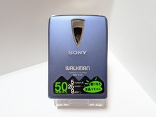 SONY WM-EX2 Walkman Cassette Player Blue New Belt Tested Works - Made in Japan