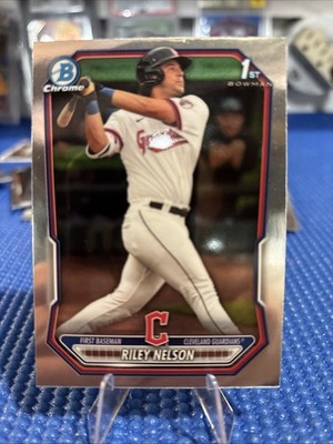 2026 Bowman 1st Chrome Prospects #BCP-124 RILEY NELSON - Cleveland Guardians
