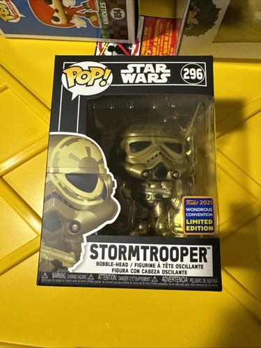 Funko Pop! 2021 Star Wars 296 Stormtrooper Wonderous Convention Exclusive