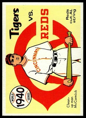 1970 Fleer World Series #37 1940 - Tigers vs. Reds - Frank McCormick