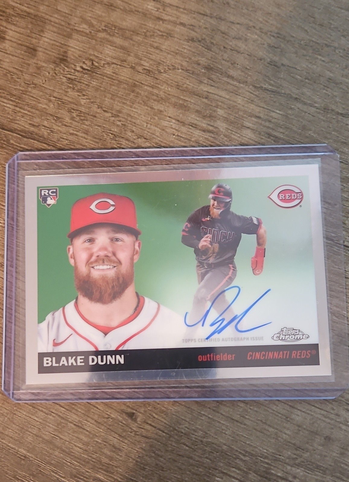 2025 Topps Chrome Platinum Anniversary  Auto Rookie Blake Dunn #CPA-BDU (AU, RC)