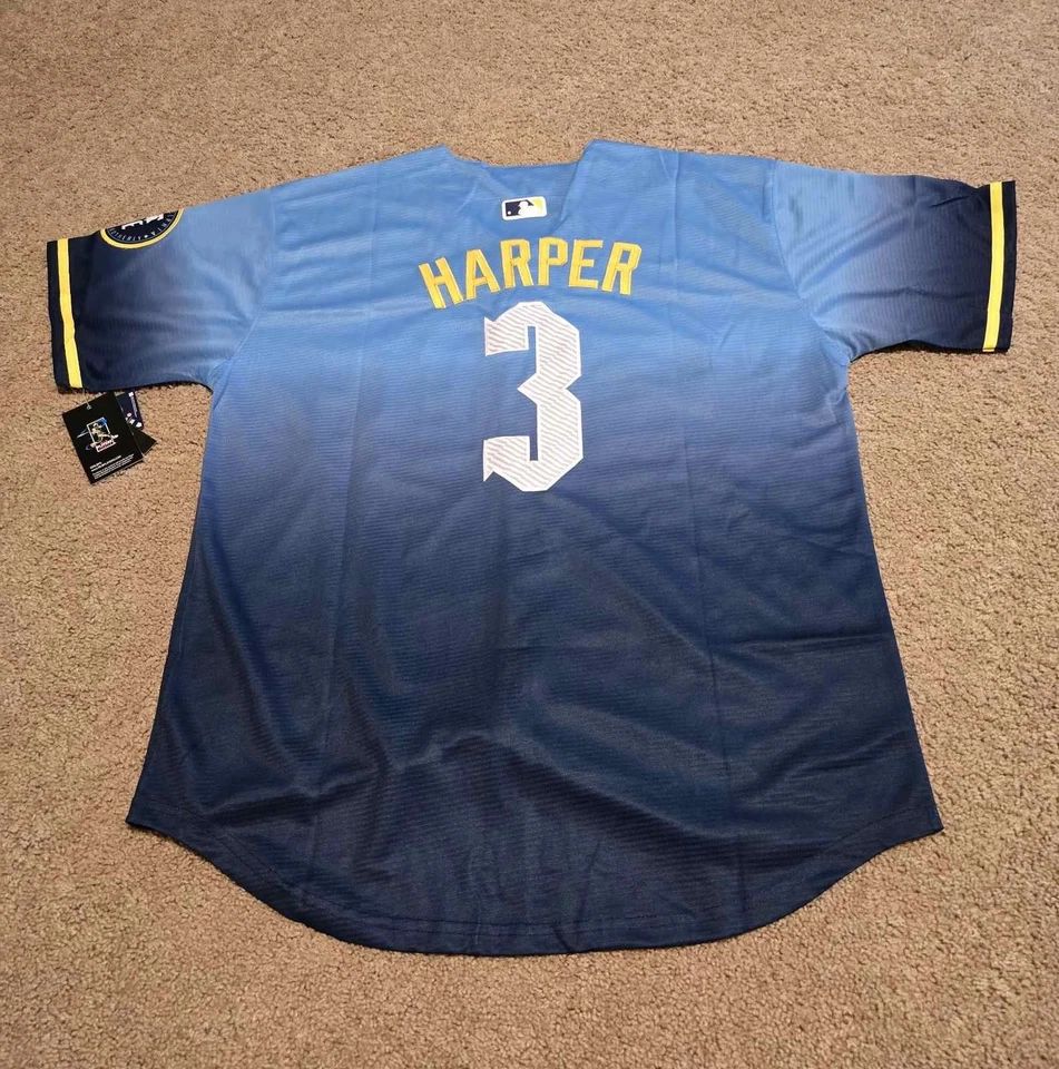 sNWT Bryce Harper Phillies City Connect Jersey Mens Small Stitched - Image 2 of 2