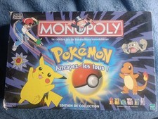 Jeu De Société Monopoly Pokemon Hasbro 2000  Complet 