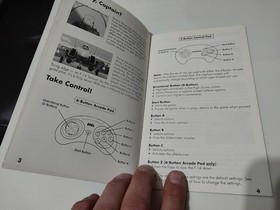 After Burner 3 (III) Sega CD Instruction Manual With Registration Only No Game