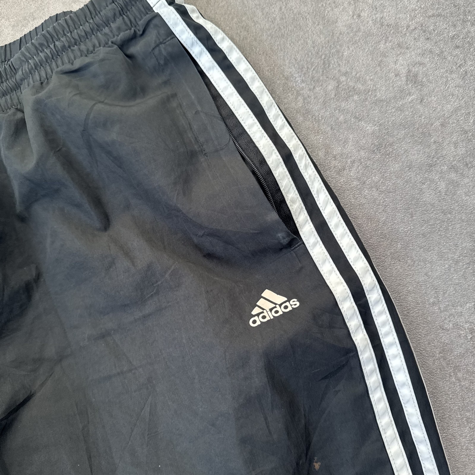 Adidas Track Pants Womens Large Sports Vintage Joggers, Black thumbnail 6