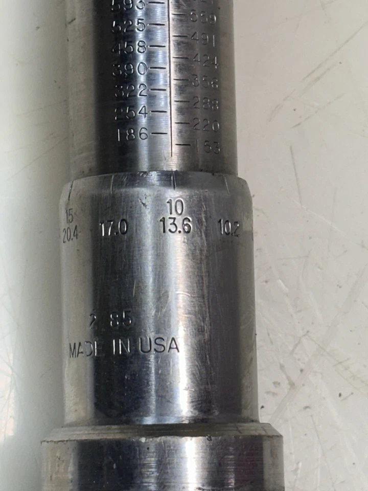 ARMSTRONG  #154  43-INCH LONG 3/4" DRIVE TORQUE WRENCH 100-600 FT. LBS.  USA - Image 4 of 4