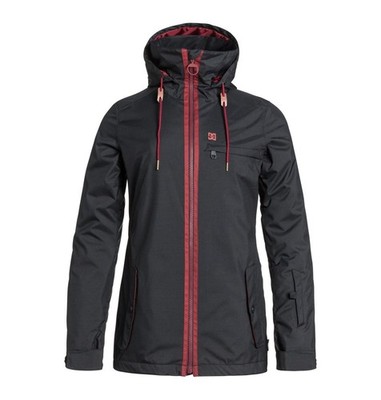 DC Revamp Snowboard Jacket, Women's Medium, Anthracite Black New