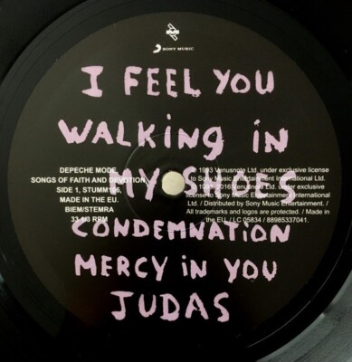 DEPECHE MODE LP Songs Of Faith and Devotion VINYL 180g