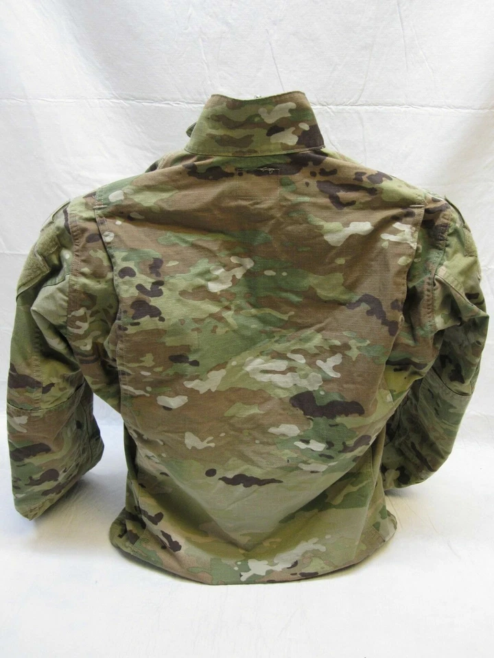 USED ARMY OCP SCORPION W2 MULTICAM TOP UNIFORM COAT NORMAL MATERIAL ACU JACKET1 - Image 4 of 4