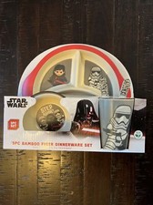 Disney Star Wars - 5PC Bamboo Fiber Dinnerware Set - Kylo Ren / Stormtrooper