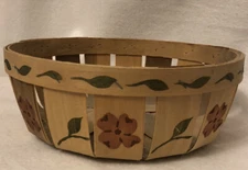 The Blackberry Lane Collection Dogwood Stencil Basket