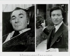 Press Photo Comedian Johnny Yune & Johnny Colicos in "Sergeant T.K. Yu"