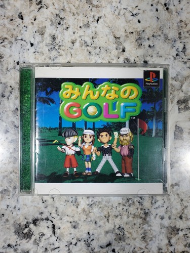 Minna no Golf Japan Import (Sony PlayStation 1, 1997) - Japanese Version