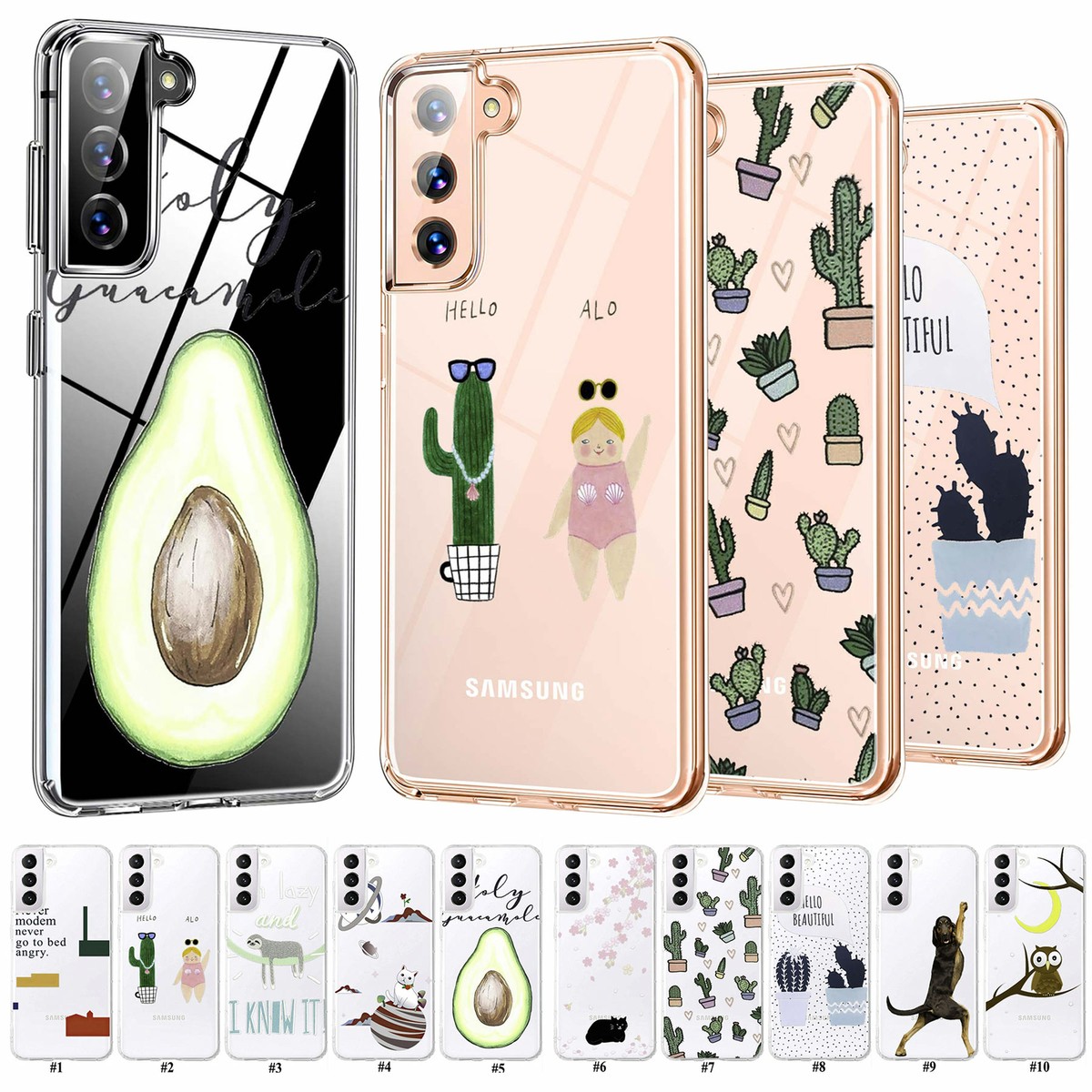 Funny Soft Silicone Case Shockproof Cover For Samsung Galaxy