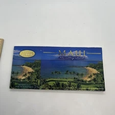 Maui Hawaii Postcard Book 20 Regular & Miniatures Landscapes Bonus Album
