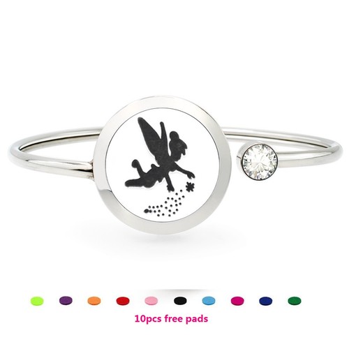 25mm  Rotatable Perfume Bangle Bracelet  Diffuser Essential Aromatherapy Locket - Picture 35 of 209