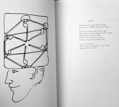 DAVID MELTZER, JACK HIRSCHMAN, JOHN BRANDI - ISTHMUS, 1974 COLLAGE / WORD MOSAIC - Picture 4 of 7