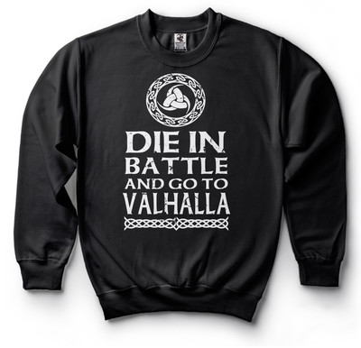 Viking Valhalla Sweatshirt Odin Symbol Hoodie Viking Battle Hooded Sweater