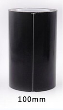 Heat Resistant Tape High Temperature Adhesive Tape Black 10m 100mm 0.13mm