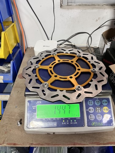 Rotor de disco de freno de flotador delantero de 320 mm motor FXCNC para KTM Adventure 390 2020-2022 - Imagen 7 de 16