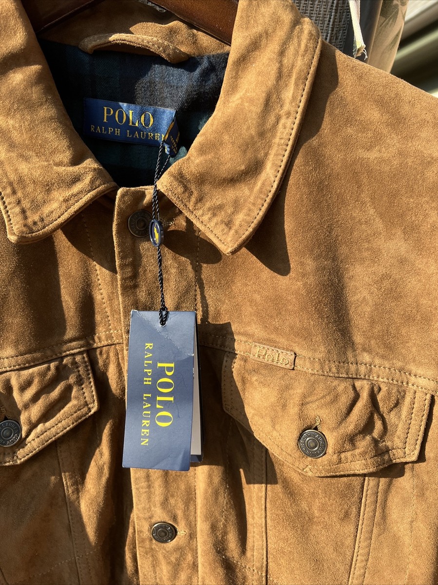 POLO by Ralph Rauren suede ブルゾン　ジャケット Suede Trucker Jacket