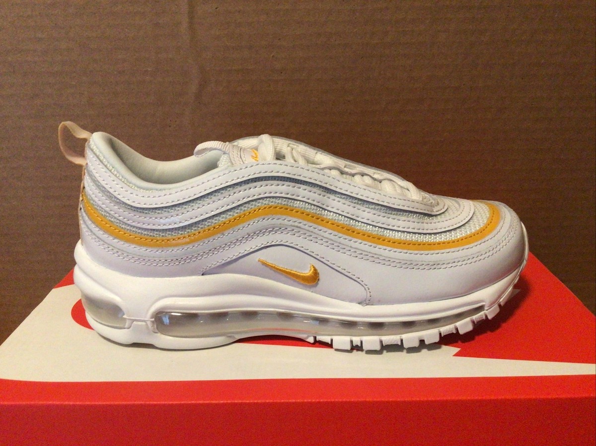 white and gold nike air max 97