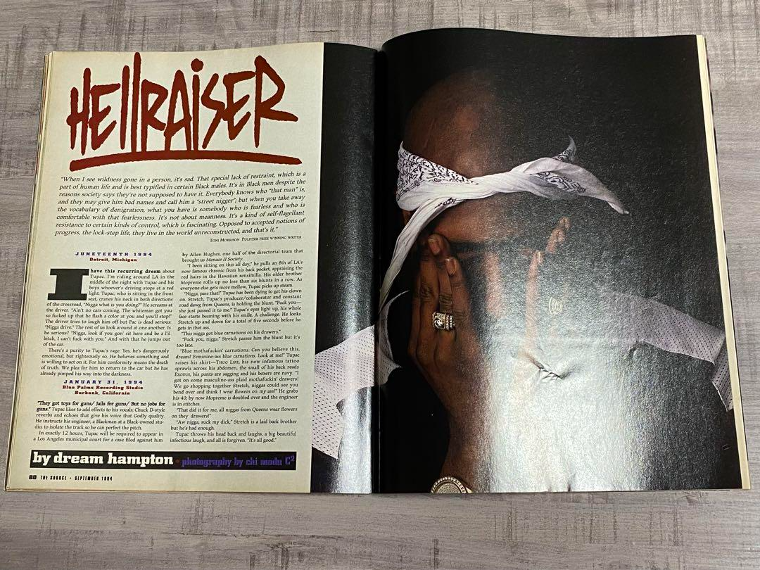 洋楽 2PAC Tupac Shakur THE SOURCE Mag HIPHOP The Source November 1996 issue – Tupac Shakur 1971-1996 | THIMK