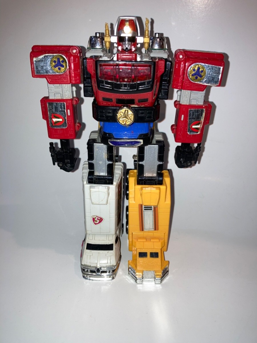 Vintage 1999 Power Rangers Lightspeed Rescue – Deluxe Supertrain Megazord Hasbro