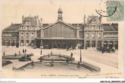 AMUP2-0114-62 - ARRAS - Der Bahnhof - Ein Sommertag - Postkarte