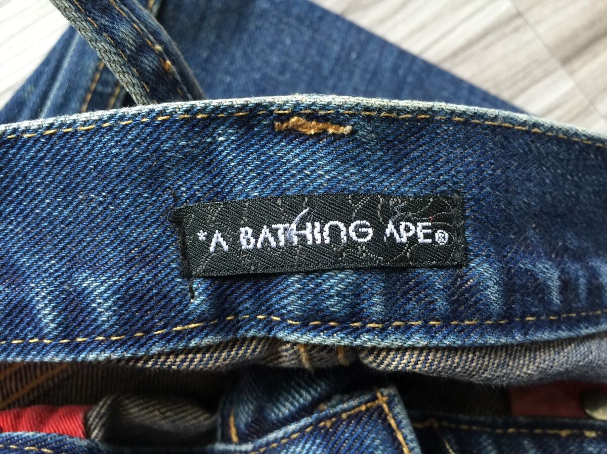 A Bathing Ape Bape Red Sta! Jeans Size M | eBay A Bathing Ape Bape Red Sta! Jeans Size M | eBay