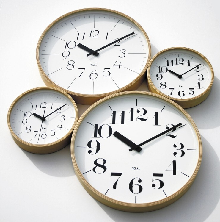 【新品】RIKI CLOCK WR-0401L Lemnos Wall Clock WR-0401 L Analog Riki Clock Large Japan | eBay