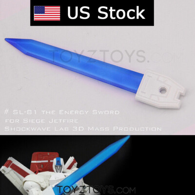 SL-81 Upgrade Kit The Energy Sword for Siege Jetfire,Blue Sword - US STOCK