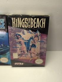 Kings Of The Beach & Silent Service NES Nintendo ULTRA W/BOXES LOOK 2 GAMES! 