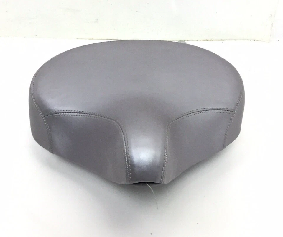 Asiento de resorte de bicicleta gris plateado con tija de sillín 25,4 bicicleta de crucero de playa #2 Foto 3 de 4