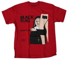 Black Flag Band T-shirt Slip It In Album Tee SST Records