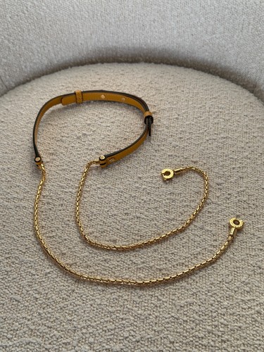 Bolso Bandolera de Cuero Bvlgari Serpenti Forever Asa Superior Amarillo Azafrán £2730 Reino Unido - Imagen 19 de 20