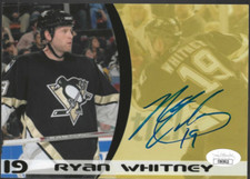 Ryan Whitney Signed Pittsburgh Penguins 5x7 Photo #1 JSA COA