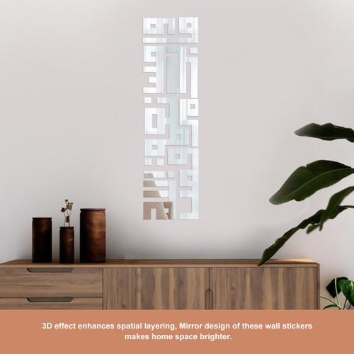 Self Adhesive Mirror Stickers Art Mirror Wall Sticker Removable Mirror Stickers - Picture 16 of 20