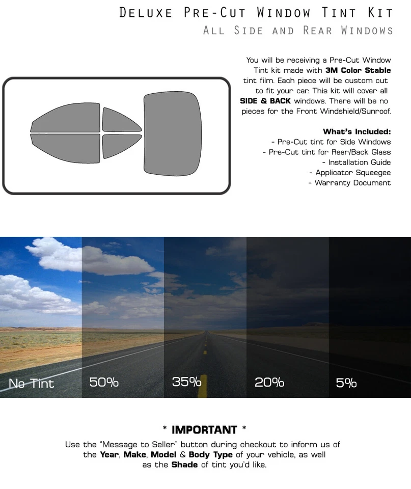 Película de vidrio tinte ventana precortada estable color 3M para Toyota Celica 1994-1999 Foto 3 de 4